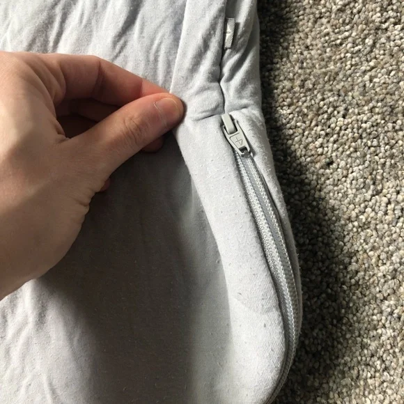 Kyte Baby Sleep Bag 1.0 in Fog Grey Blue Size Small Sleep Sack Wearable Blanket - Picture 9 of 11